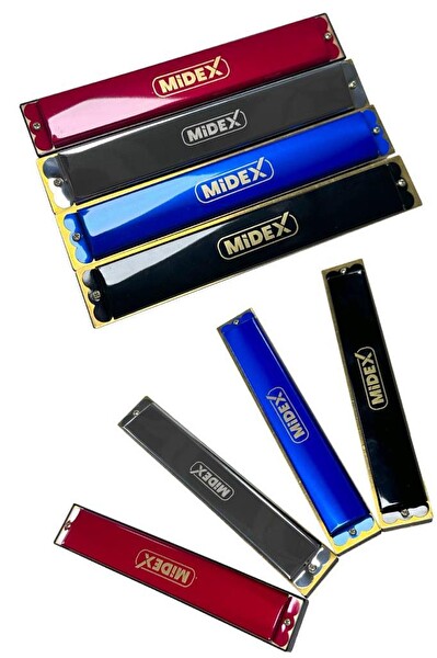 Midex HN-24BK Siyah 24 Delikli Mızıka