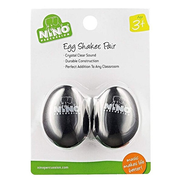 Nino NINO540BK-2 2li Set Egg Shaker (Siyah)