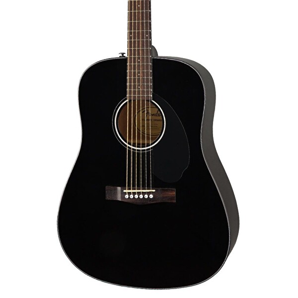 Fender CD-60S Dreadnought Black Akustik Gitar