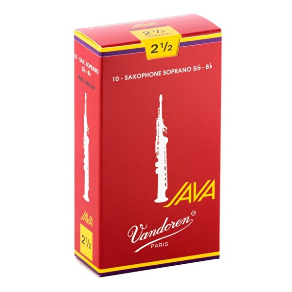 Vandoren SR3025R Si Bemol Soprano Jazz Sax Kamışı (10'lu) No.2.5