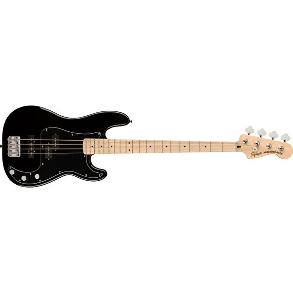 Squier Affinity Precision Bass PJ Akçaağaç Klavye Black Bas Gitar