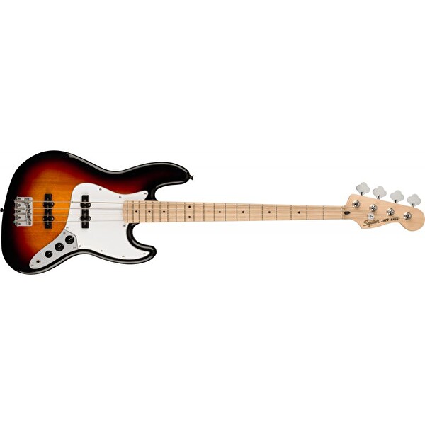 Squier Affinity Jazz Bass Akçaağaç Klavye 3-Color Sunburst Bas Gitar