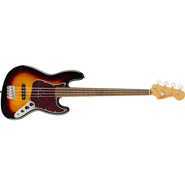 Squier Classic Vibe 60s Jazz Bass FL LRL 3TS Bas Gitar