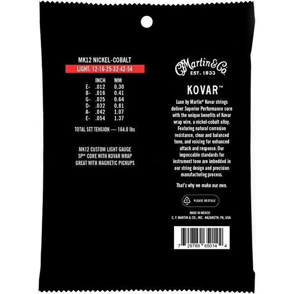 Martin & Co MK12 Kovar Light (12-54) Akustik Gitar Teli