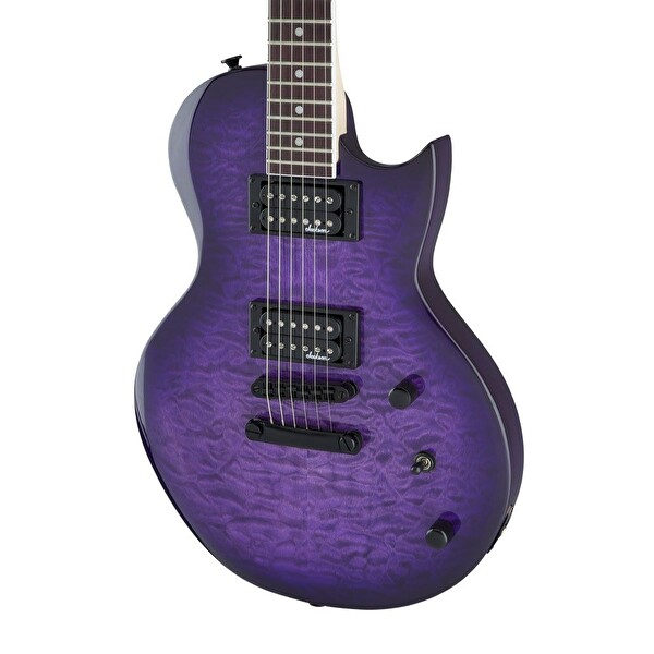Jackson JS Monarkh SC JS22Q Amaranth Klavye Transparent Purple Burst Elektro Gitar