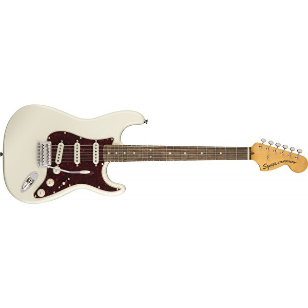 Squier Classic Vibe 70s Stratocaster Laurel Klavye Olympic White Elektro Gitar