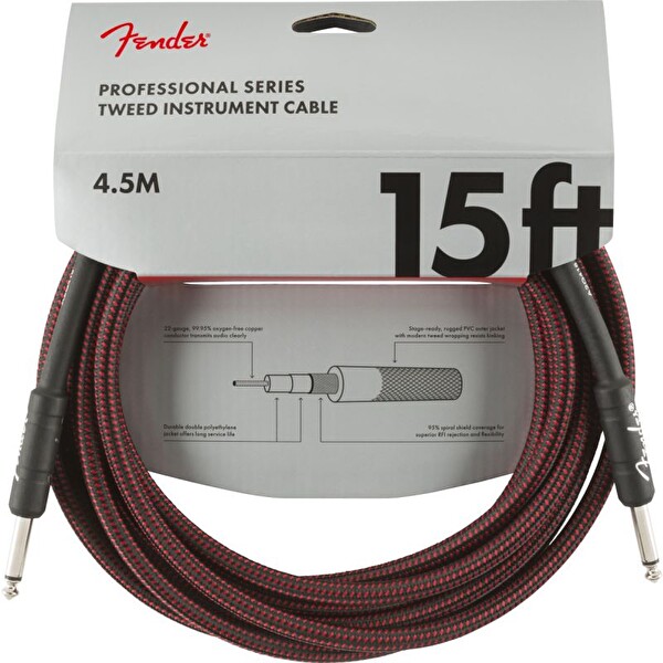 Fender Pro Inst Red Tweed 15 Kablo