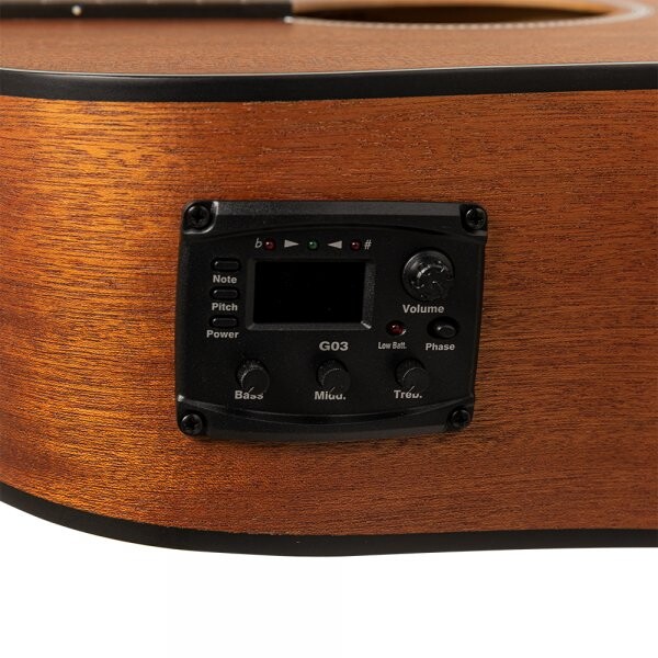 Stagg Elektro Akustik Gitar SA25DCE-MAHO