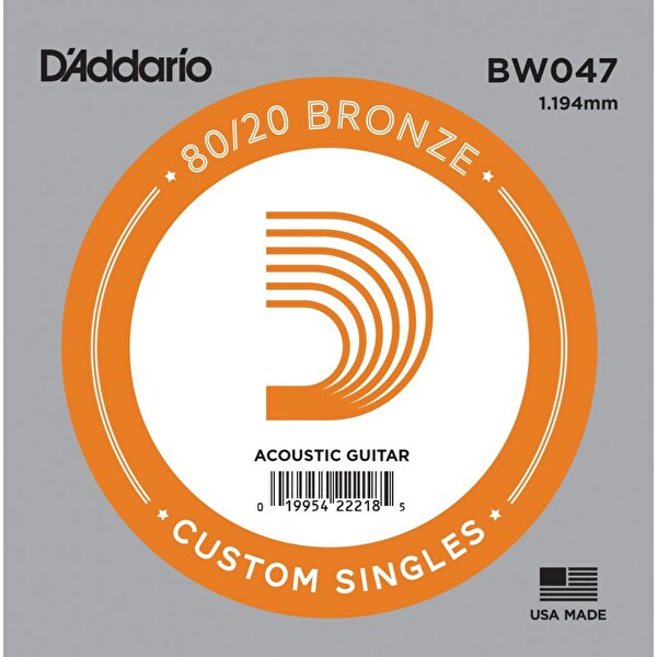 D'Addario BW047 Akustik Tek Tel