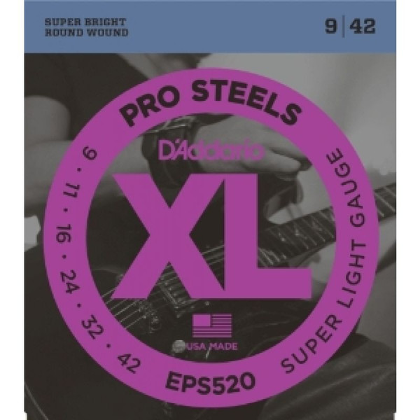 D'Addario EPS520 Elektro Gitar Tel Seti