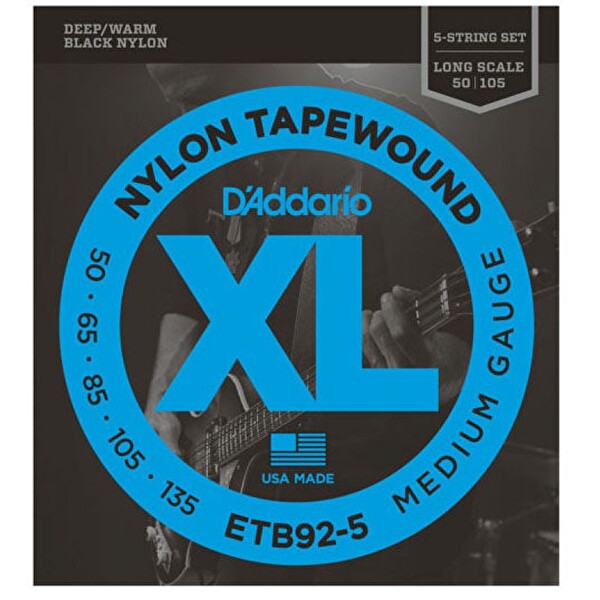 D'Addario ETB92-5 Medium 5-Telli - Uzun Ölçek Tel Takımı