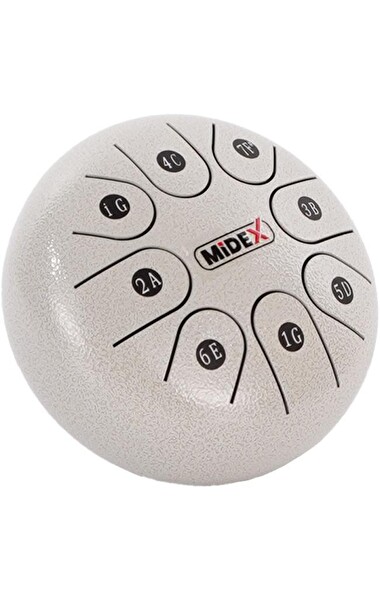 Midex TD-68WH Çelik Dil Davul Handpan 6