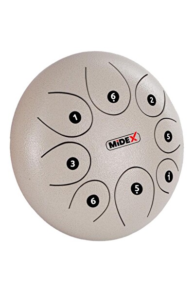 Midex TD-108WH Çelik Dil Davul Handpan 10