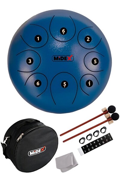 Midex TD-108BL Çelik Dil Davul Handpan 10