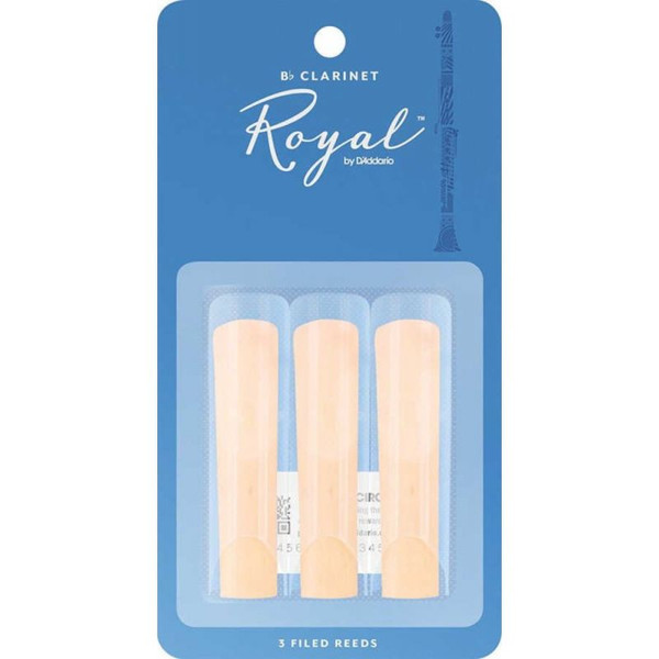 D'Addario Woodwinds Royal RCB0325 Sib Klarnet Kamışı (3'lü) No:2.5