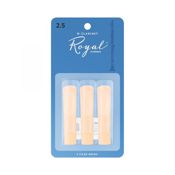 D'Addario Woodwinds Royal RCB0325 Sib Klarnet Kamışı (3'lü) No:2.5