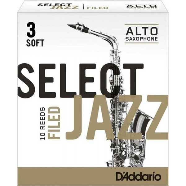 D'Addario Woodwinds Select Jazz Alto Saksafon Kamışı No:3 Soft