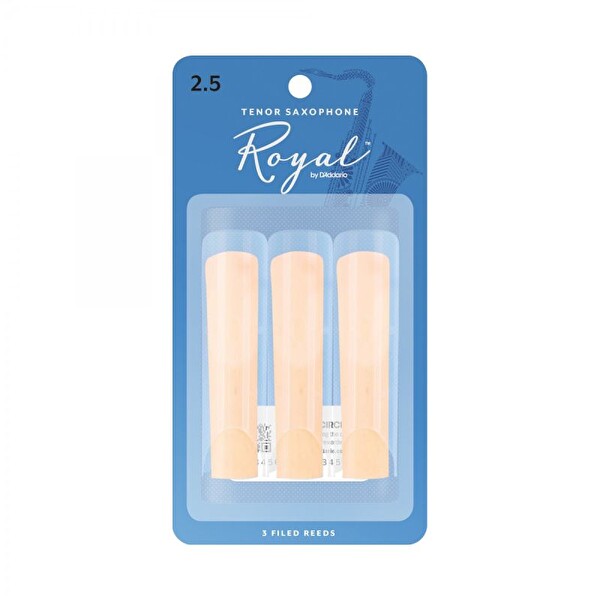 D'Addario Woodwinds Royal RKB0325 Tenor Saksafon Kamışı (3'lü) No:2.5