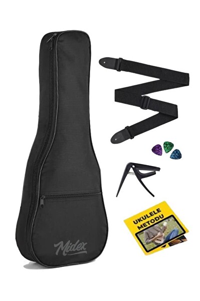 Midex CS-21A Soprano Ukulele Kılıfı (Askı Capo Pena)