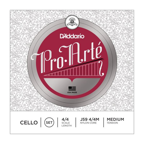 D'Addario J59 4/4M Çello String Set