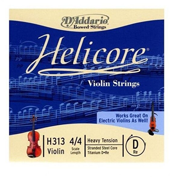 D'Addario H313H Keman Tek Tel