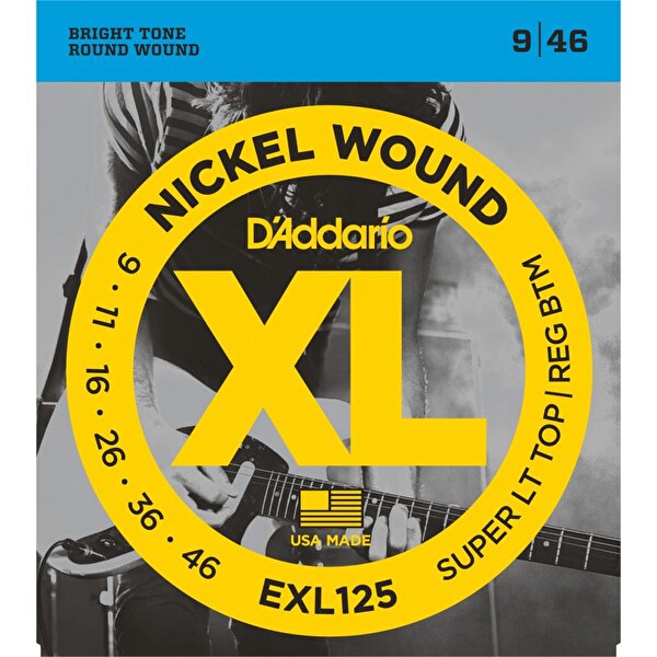 D'Addario EXL125 Elektro Gitar Teli
