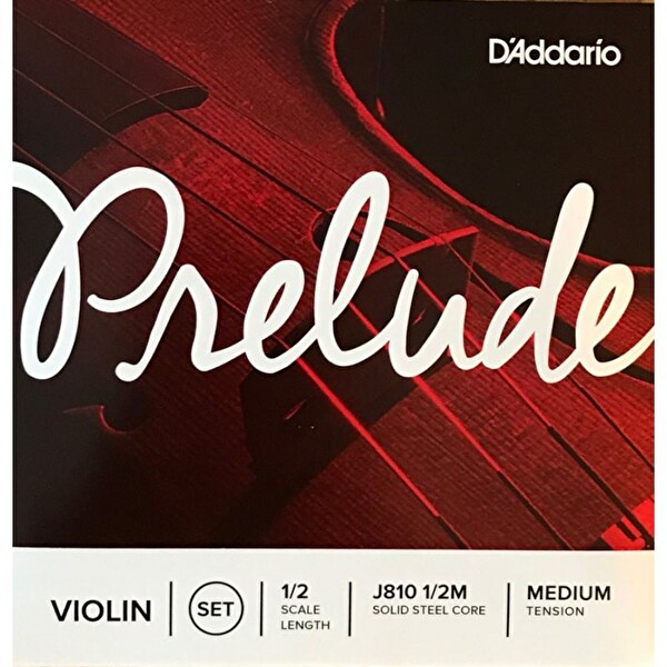 D'Addario J810 Prelude J81012 - 1/2 Takım Tel Keman Teli