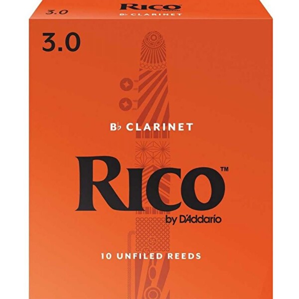 D\'Addario Woodwinds Rico RCA1030 Sib Klarnet Kamışı No:3