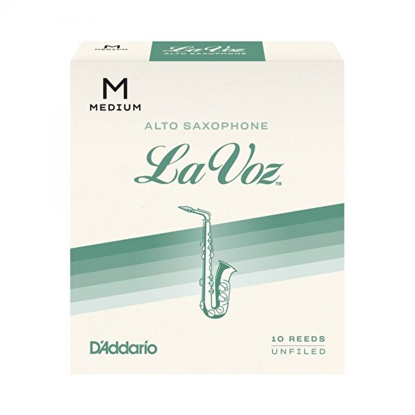 Daddario Woodwinds La Voz RJC10MD Alto Saksafon Kamışı Medium