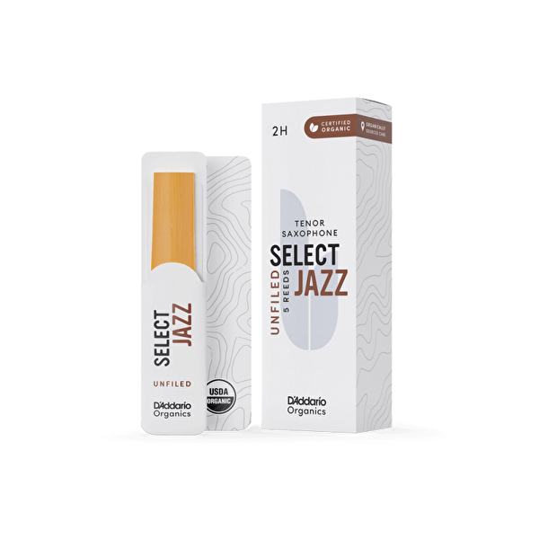 Daddario Woodwinds Organic Select Jazz Unfiled Tenor Saksafon Kamışı No:2 Hard