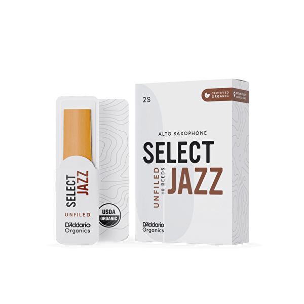 Daddario Woodwinds Organic Select Jazz Unfiled Alto Saksafon Kamışı No:2 Soft
