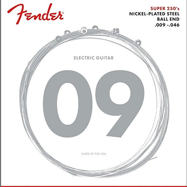 Fender Super 250 Nikel Kaplama .009-.046 Elektro Gitar Teli