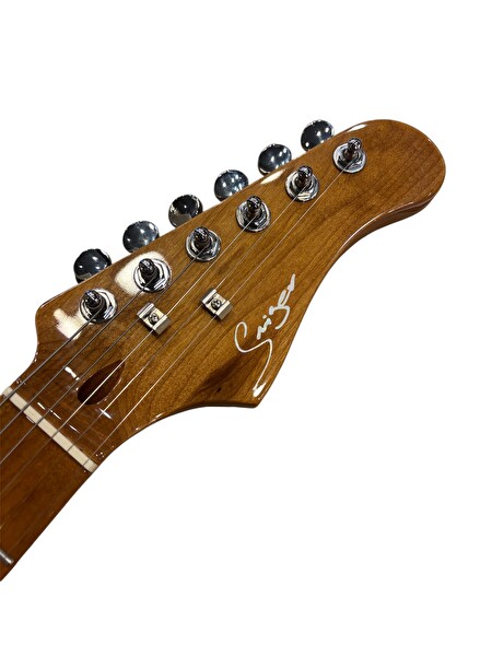 Smiger L-G2-İ3 BK Gümüş Elektro Gitar