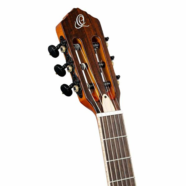 Ortega TourPlayer Deluxe RTPDLX- FMA Blue Burst Elektro Klasik Gitar