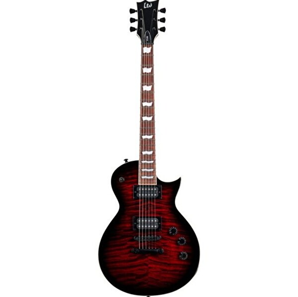 Esp Ltd EC-256QM See Thru Black Cherry Sunburst Elektro Gitar