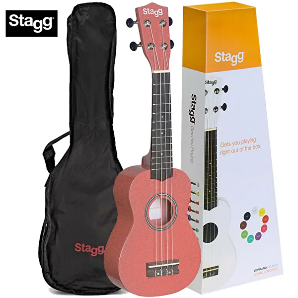 Stagg US-LIPS Soprano Ukulele - Çanta