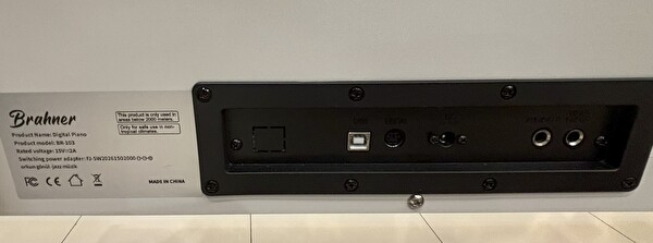 Brahner BR-103 WH Dijital Piyano