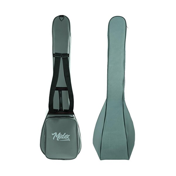 Midex CS-107 Kısa Sap Saz Bağlama Gigbag Çantası Kılıfı Kalın Soft Case