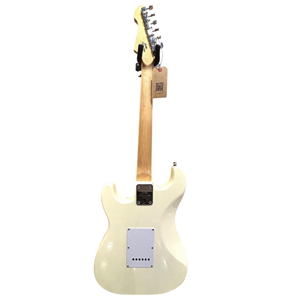 Auster AS 100 Pro Olimpiyat Beyaz Alnico Manyetik Elektro Gitar