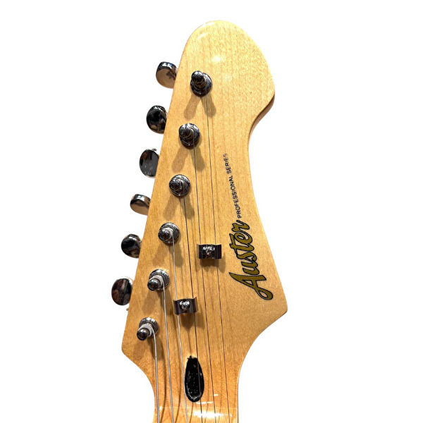 Auster AS 100 Pro Olimpiyat Beyaz Alnico Manyetik Elektro Gitar