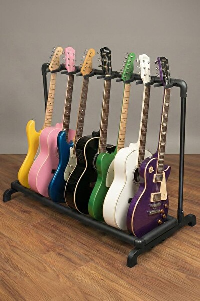 Lastvoice GR-770 Profesyonel 7'li (Yedili) Çoklu Gitar Standı Sehpası