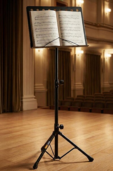 Lastvoice NT-109 PRO Şef Tipi Büyük Boy Yüksek Kaliteli Nota Sehpası Standı Seti