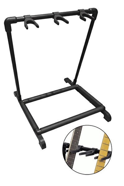 Lastvoice GR-330 Profesyonel 3`lü (Üçlü) Çoklu Gitar Standı Sehpası