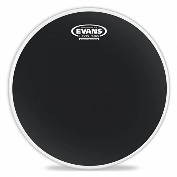 Evans TT10RBG 10 Resonant Siyah Tom Alt Clear Tek Kat 7 Mil Deri
