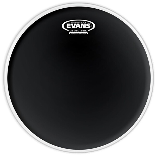 Evans TT10RBG 10 Resonant Siyah Tom Alt Clear Tek Kat 7 Mil Deri