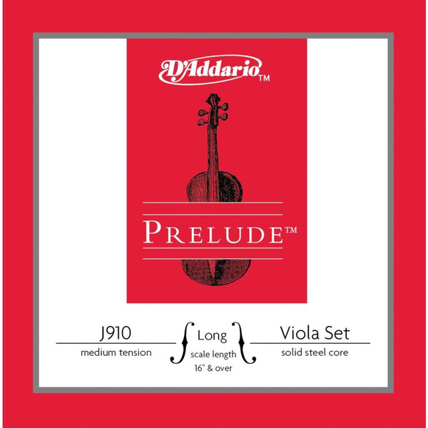 D'Addario J910LM Prelude Long Scale 16 Viola Tel Seti