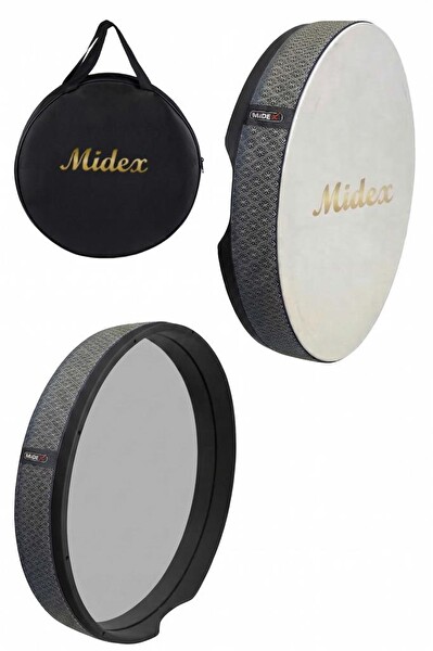 Midex BR-811X 10'lu Bendir Def Toptan Paket Akort Ayarlı El Tutma Oyuklu Çantalı