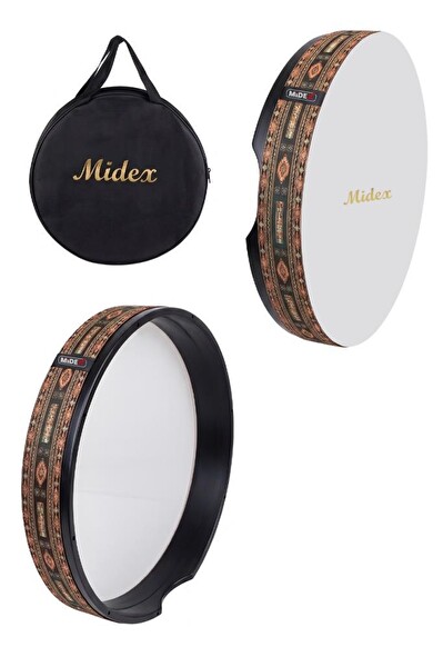 Midex BR-911 Kaliteli Bendir Def Akort Ayarlı El Tutma Oyuklu Çantalı