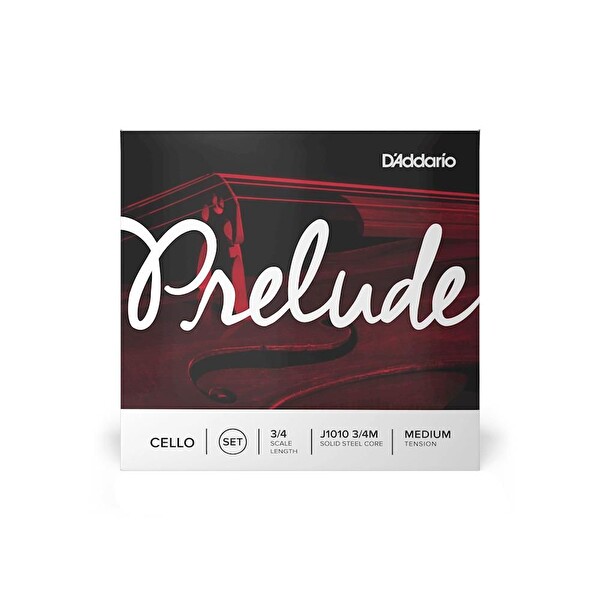 Daddario J101034 Prelude 3/4 Medium Cello Tel Seti