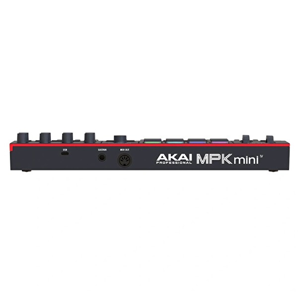 Akai MPKMINI 4 Siyah Müzik Prodüksiyonu 25 Mini Tuş MIDI Klavye